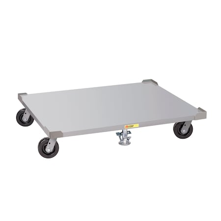 Little Giant Pallet Dolly, 48"X48" Deck Size, Load Retainers, 2 Floor Locks PDS48-6PH-2FLLR